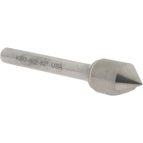 Keo 919-000-937 Countersink: 1/2" Head Dia, 82 degree Included Angle, 1 Flute, Carbide
