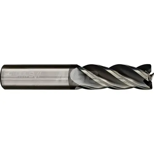 SC Tool 20039 Corner Radius End Mill: 5/16" Dia, 1-1/4" LOC, 0.0150" Radius, 4 Flute, Solid Carbide