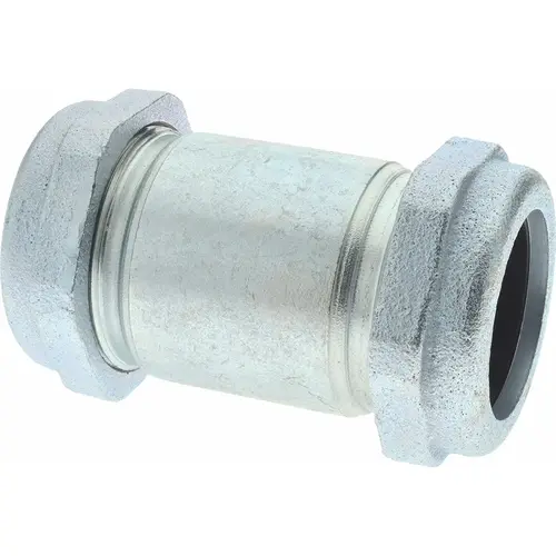 LEGEND VALVE 303-107 1-1/2" Pipe, Galvanized Compression Pipe Coupling