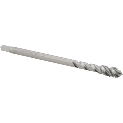 Walter-Prototyp 6244773 Spiral Flute Tap: 1/4-32 UNEF, 3 Flutes, Modified Bottoming, 2B Class of Fit, Cobalt, Bright/Uncoated
