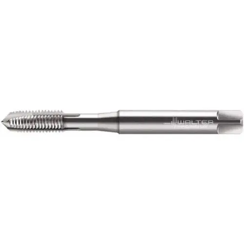 Walter-Prototyp 6149299 Spiral Point Tap: M4 x 0.35, Metric Fine, 2 Flutes, Plug, 6H, Cobalt, Bright Finish