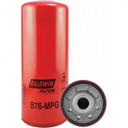Baldwin Filters B76-MPG-XCP12 Automotive Oil Filter: 4-1/4" OD, 10-7/16" OAL - pack of 12