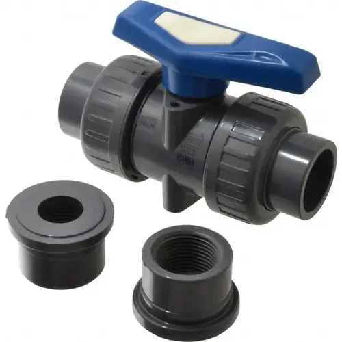 Simtech TBB 102 1 010 True Union Manual Ball Valve: 1" Pipe, Full Port