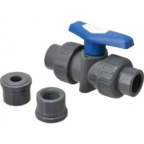 Simtech TBB 101 1 005 True Union Manual Ball Valve: 1/2" Pipe, Full Port