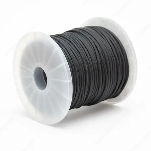 KingCord 644571TV Paracord 550 Diamond Braid Nylon Rope Black