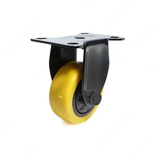 Maxwheels F24073 Yellow Thermoplastic Polyurethane Casters