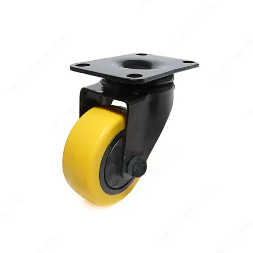 Maxwheels F24173 Yellow Thermoplastic Polyurethane Casters