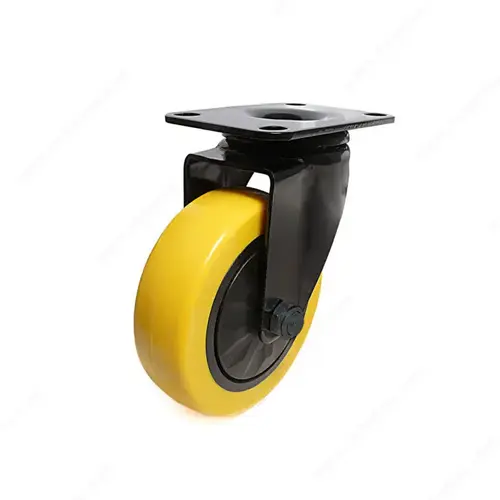 Maxwheels F24174 Yellow Thermoplastic Polyurethane Casters