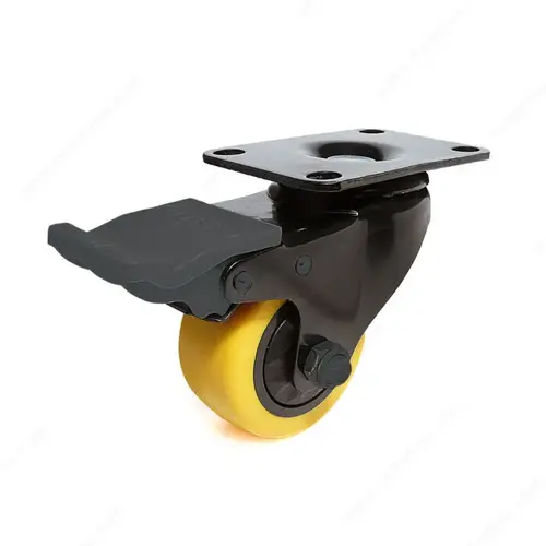 Maxwheels F24372 Yellow Thermoplastic Polyurethane Casters
