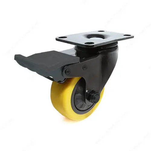 Maxwheels F24373 Yellow Thermoplastic Polyurethane Casters