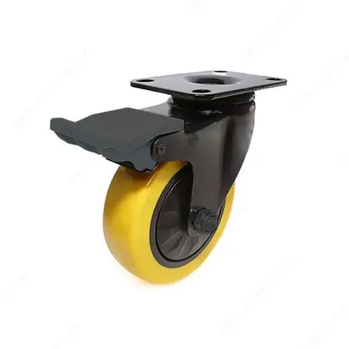 Maxwheels F24374 Yellow Thermoplastic Polyurethane Casters
