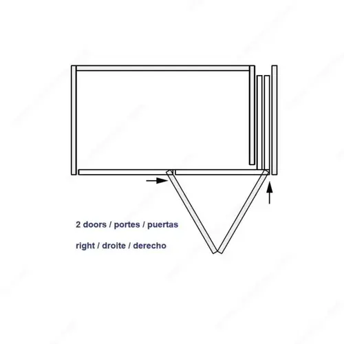 Folding Concepta WEBKIT1249185 HAWA FOLDING CONCEPTA III 20/25 PULL Anodized
