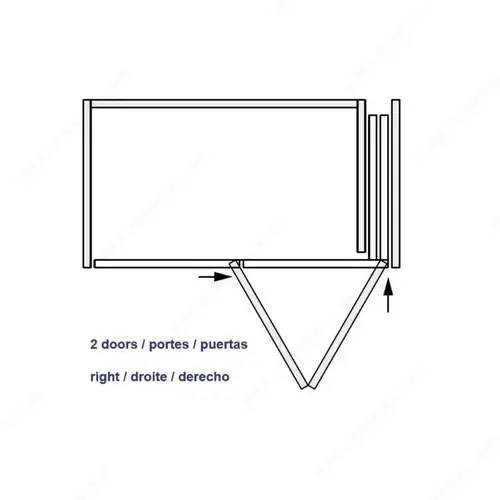 Folding Concepta WEBKIT1249195 HAWA FOLDING CONCEPTA III 20/25 PUSH Anodized