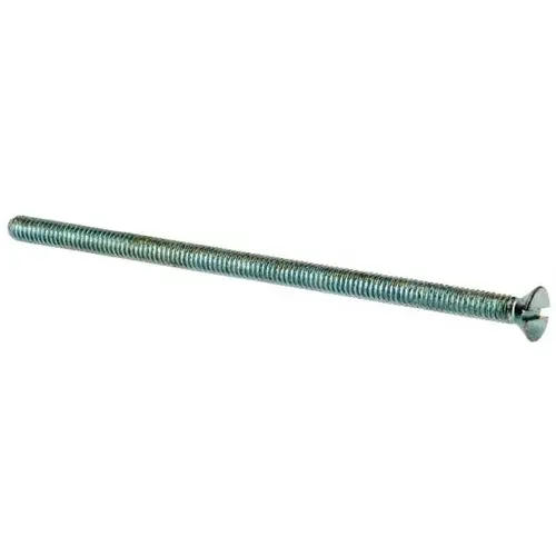 Value Collection 580383PR Machine Screw: #8-32 x 3-1/2 Flat Head, Slotted
