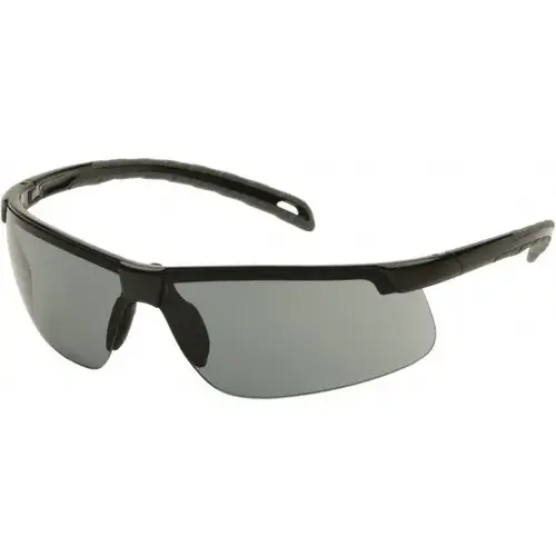 Pyramex SB8620DT Safety Glass: Anti-Fog & Scratch-Resistant, Polycarbonate, Gray Lenses, Full-Framed, UV Protection