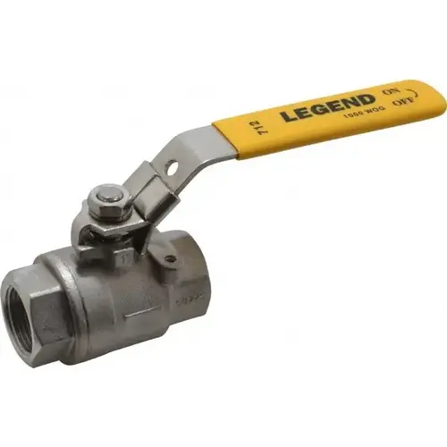 LEGEND VALVE 113-145 Standard Manual Ball Valve: 1" Pipe, Full Port