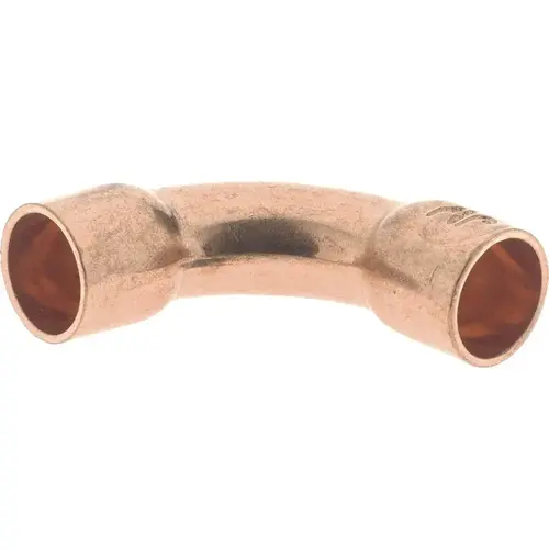 Wrot Copper Pipe 90 degree Elbow: 1/4" Fitting, C x C, Solder Joint