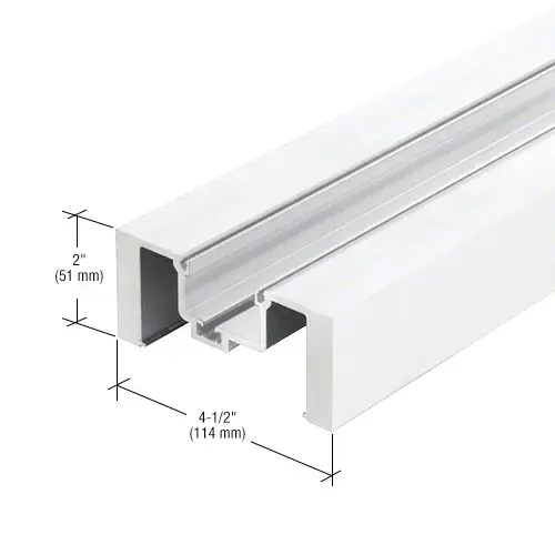 White KYNAR Paint Heavy-Duty Vertical Mullion - 14'-6"