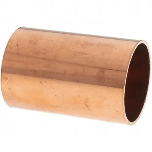 Wrot Copper Pipe Coupling: 1" Fitting, C x C