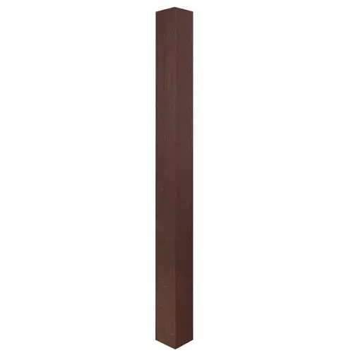 HB&G 47032 Hb&G PermaCast, RoughSawn Series Column, 10 ft H, Square, Fiberglass Reinforced Polymer