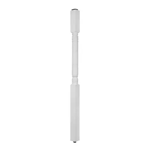 HB&G PP6X8HD Hb&G PermaPost Series Porch Post, 8 ft H, Colonial, Polyethylene/Steel, White