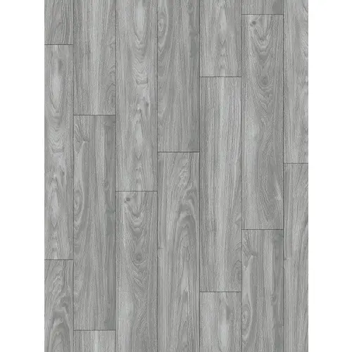 ProSelect Design PF801 ProSelect Design ProFloor Flooring Plank, 48 in L, 7 in W, Stone Plastic Composite/Vinyl, Starlite Gray - pack of 12