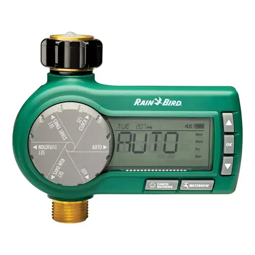 Rain Bird Premium Hose End Timer, 1-Zone, 6 hr Cycle, LCD Display