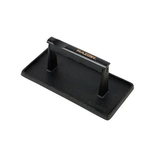 Razor 08821RZ Razor Grill Press, 11.6 in L, 8.78 in W, Rectangular, Cast Iron/Wood, Stay-Cool Handle