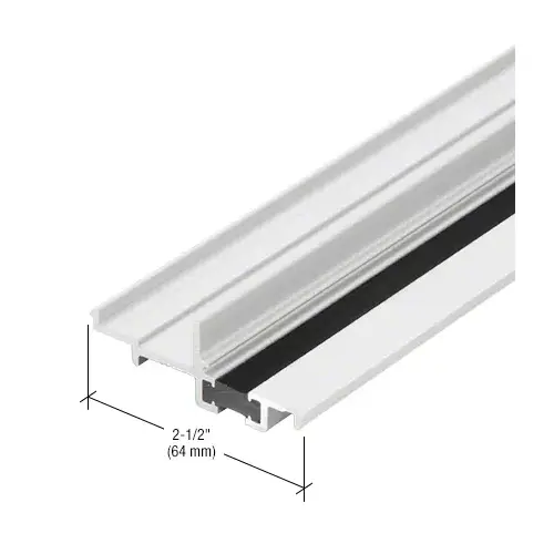CRL-U.S. Aluminum BT84752 Door Stop Insert, Thermally Improved, White KYNAR Paint, 21'-2"
