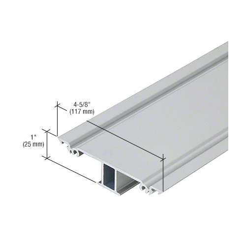 Clear Anodized Class 1 Snap-In Flat Insert - 24'-2"