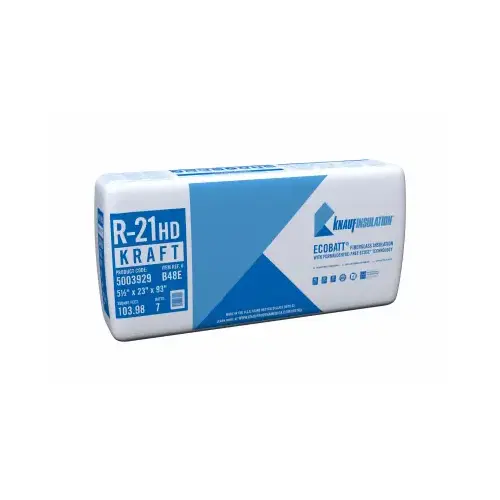 Knauf B48E R21HD 23x93" Kraft Batt