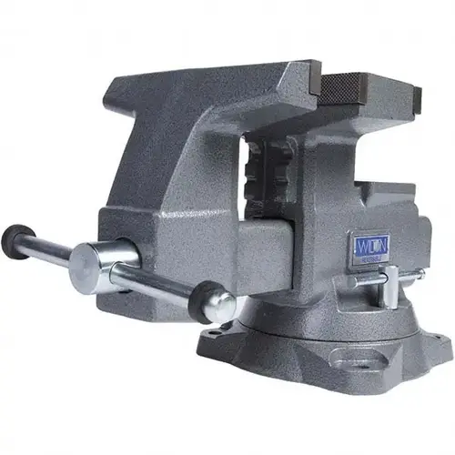WILTON 28823 Bench & Pipe Combination Vise: 8" Jaw Width, 14-1/2" (Reversed) & 9-1/4" (Regular) Jaw Opening, 4-3/4" Throat Depth