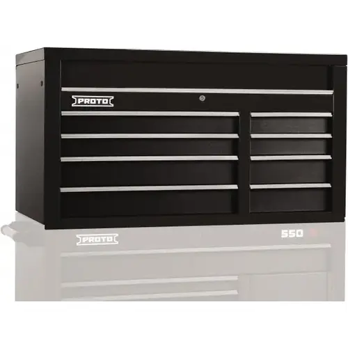 Proto 55502712RD Tool Chest: 8 Drawers, 25-1/4" OAD, 27" OAH, 50" OAW