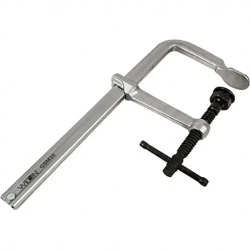 WILTON 86650 Sliding Arm Bar Clamp: 12" Max Capacity, 5-1/2" Throat Depth