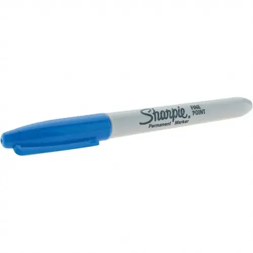Sharpie 30063 Fine Tip Permanent Marker, Blue, Bullet - pack of 144