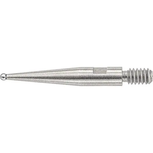 Starrett 72452 Test Indicator Ball Contact Point: 0.8 mm Ball Dia, 15.88 mm Contact Point Length, Carbide