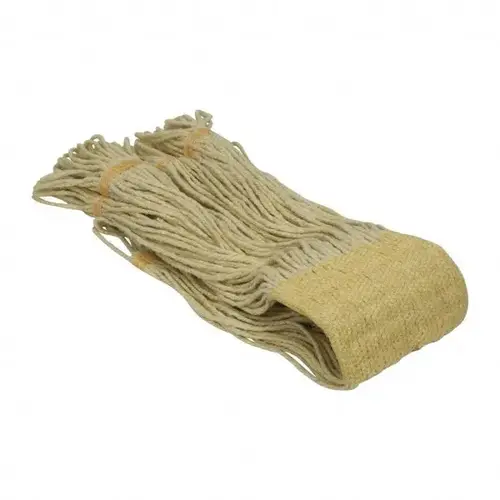 ProSource 9319799 Wet Mop Loop: Clamp Jaw, Medium, Yellow Mop, Rayon