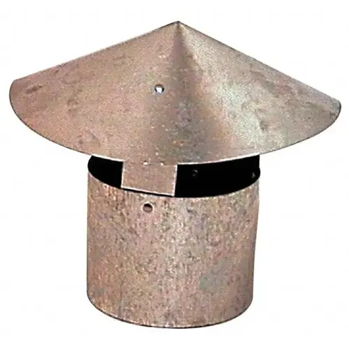 Value Collection 2405008 5" ID, Galvanized Duct Rain Caps