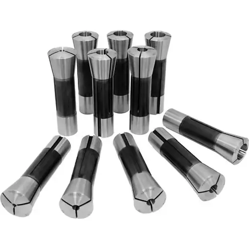 Forkhardt Hardinge 9.42002E+12 Collet Sets; Collet System: R8 ; Collet Series: R8 ; Minimum Collet Capacity (Decimal Inch): 0.1250 ; Maximum Collet Capacity (Decimal Inch): 0.7500 ; Size Increments (Decimal Inch): 0.0625 ; Includes: 1/8" through 3/4" x 1/16" increments