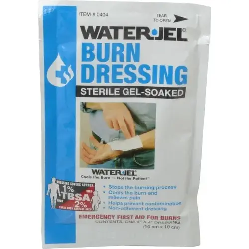 Prostat 49077 4" Long x 4" Wide, General Purpose Gel Soaked Burn Dressing