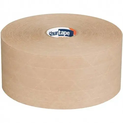 Shurtape 101707 Packing Tape: Natural, Water-Activated Adhesive
