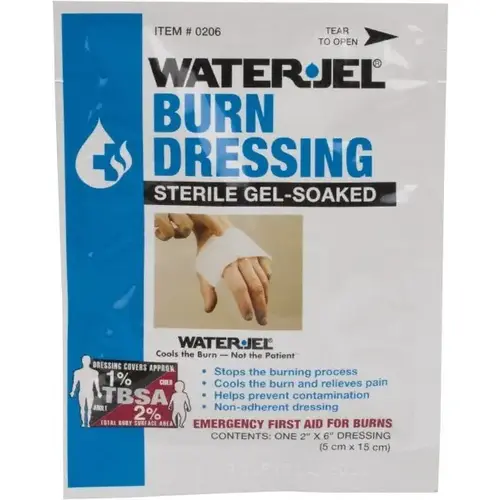 Prostat 49078 6" Long x 2" Wide, General Purpose Gel Soaked Burn Dressing