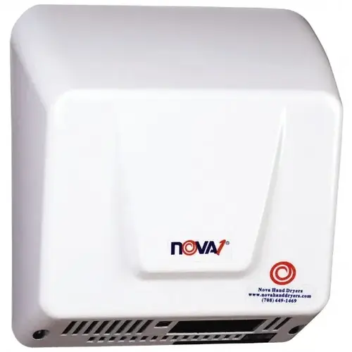 WORLD DRYER 83000000 1000 Watt White Finish Electric Hand Dryer