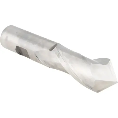 Melin Tool 15456 Drill Mill: 15/16" Dia, 1-31/32" LOC, 2 Flutes, 90 degree Point, Cobalt Bright/Uncoated
