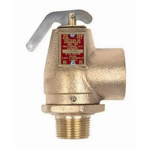 Conbraco 10-104-05 ASME Safety Relief Valve: 3/4" Inlet, 30 Max psi