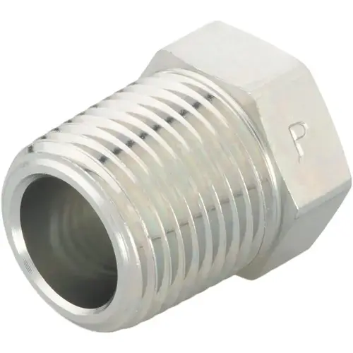 Industrial Pipe Bushing: 1/8" Female Thread, 1/2" Male Thread, MNPTF x FNPTF