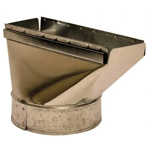 Value Collection 57221261 6" ID, Galvanized Duct Straight Stack Boots