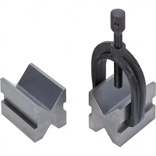 TESA Brown & Sharpe 599-749 V-Block: 1-1/2" Max Capacity, 90 degree V Angle