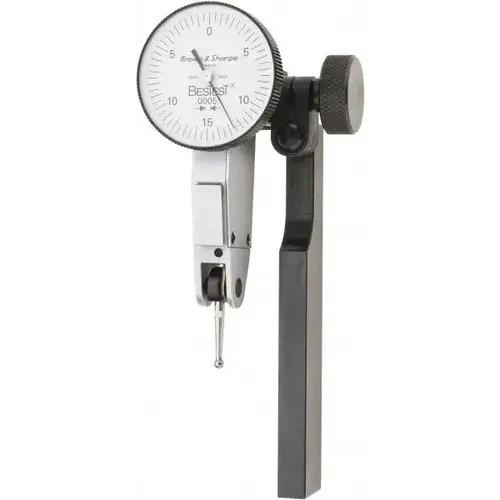 TESA Brown & Sharpe 599-7030-3 Dial Test Indicators: 0.03 Max, 0-15-0, Horizontal