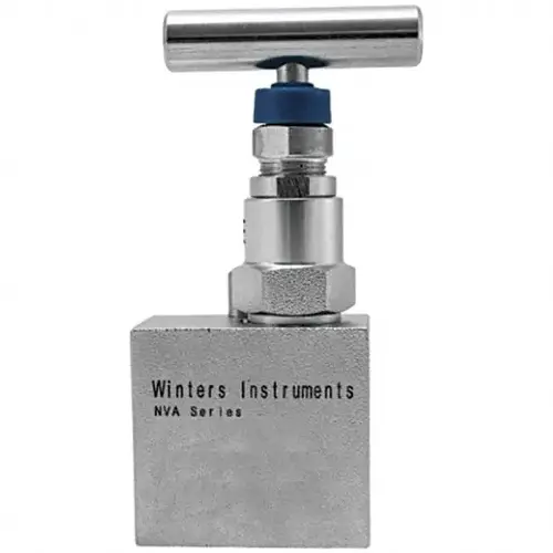 Value Collection NVA9020 Needle Valve: Angled, 1/4" Pipe, Stainless Steel Body